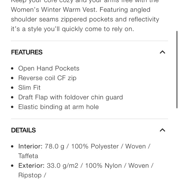 The North Face Women’s Winter Warm Vest - Picture 6 of 6